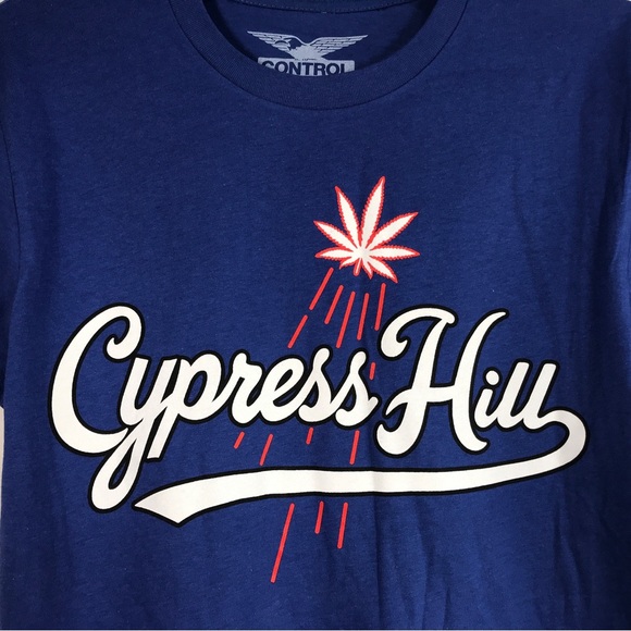 Control industry Cypress hill "LA Blue" SS Tee, Unisex Adult's Size S - Blue - Picture 6 of 10